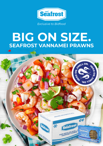 Exclusive to Bidfood - Seafrost Vannamei Prawns - Shop Now